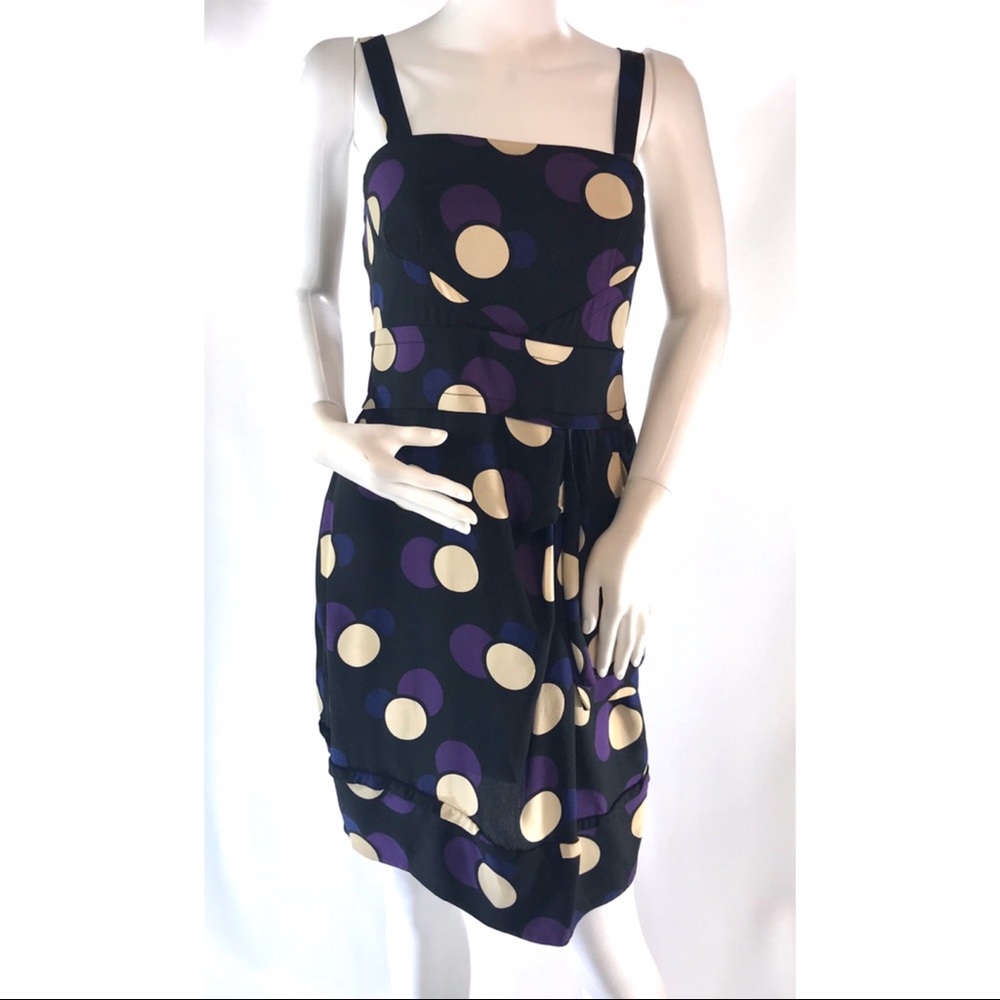 Marc By Marc Jacobs Black Polkadot  Dress Size 6